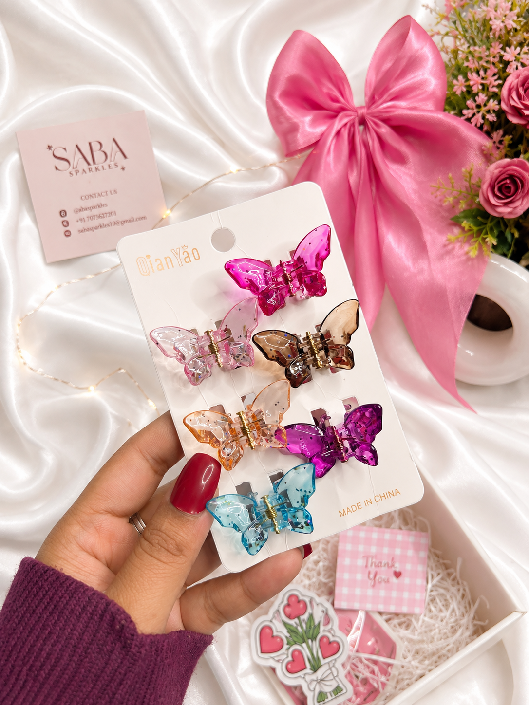 Pink Raksha Bandhan Gift Hamper for Sister
