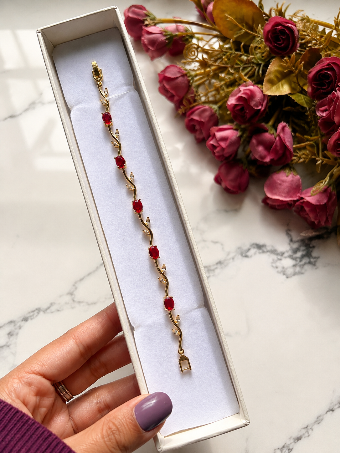 Tulip Bracelet for Women | Anti-Tarnish