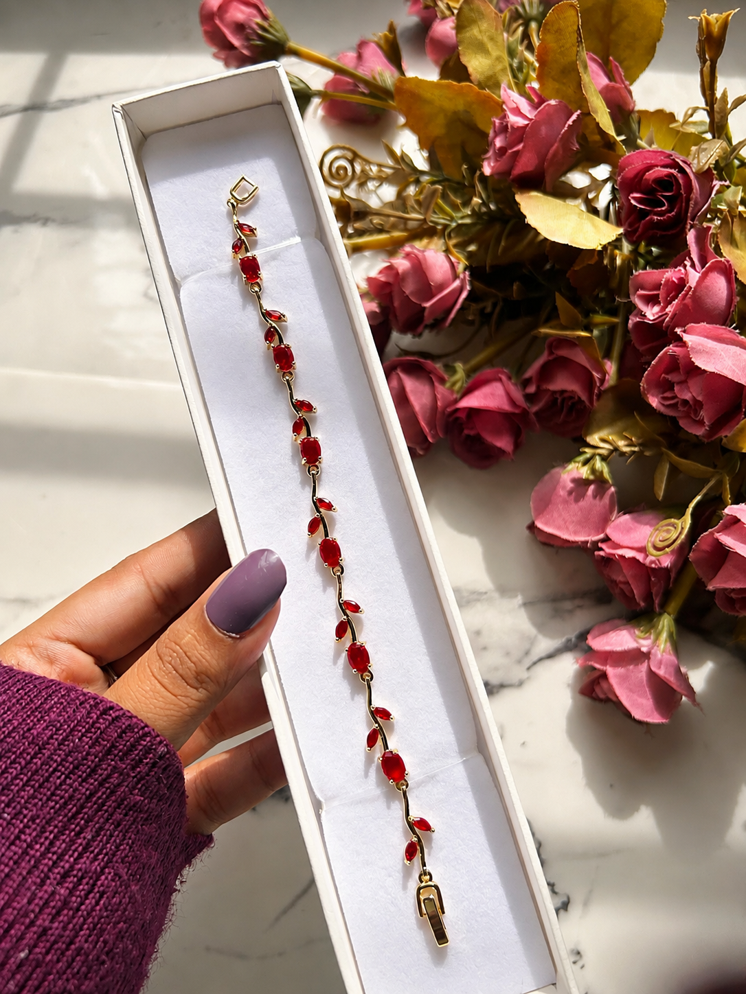 Tulip Bracelet for Women | Anti-Tarnish