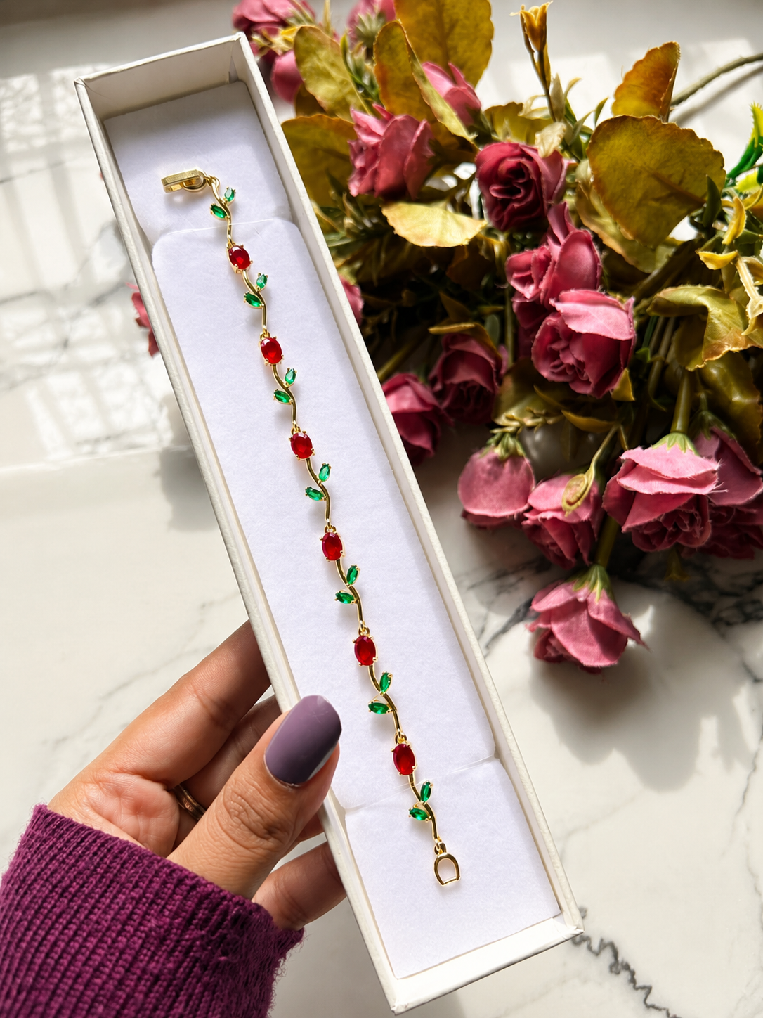 Tulip Bracelet for Women | Anti-Tarnish