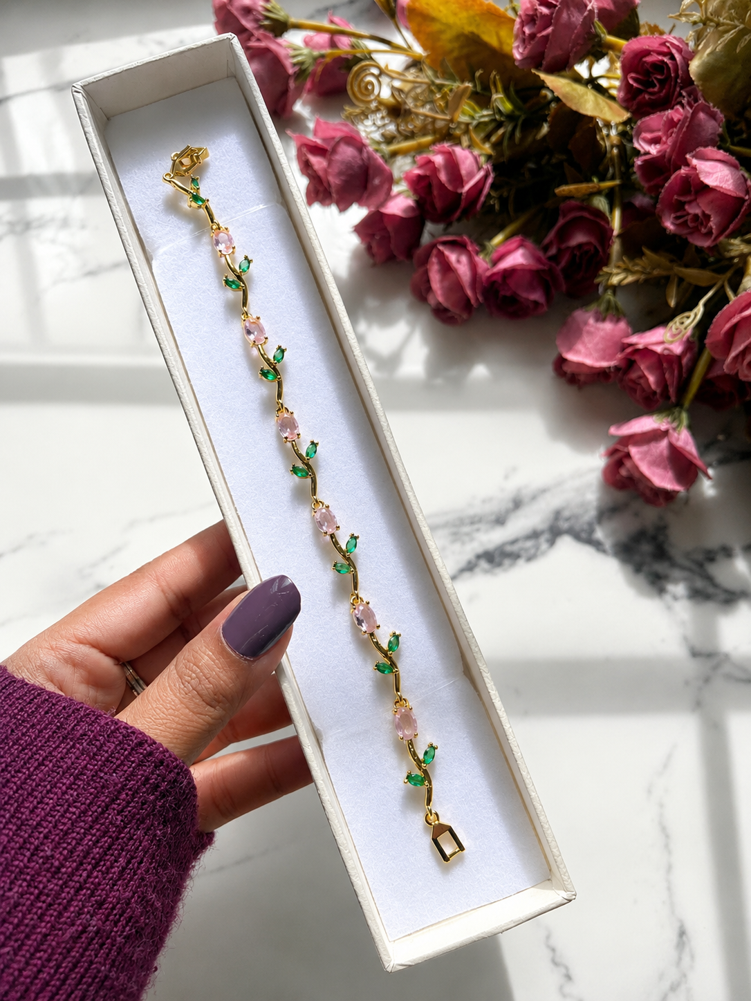 Tulip Bracelet for Women | Anti-Tarnish